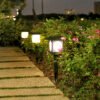 “Solar Oriental Post Light” – LED solarna kvadratna vrtna svjetiljka za stubove i staze