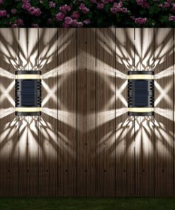 “Solar Projection Wall Light” – LED solarna zidna svjetiljka sa dekorativnim efektom sjene