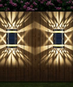 “Solar Projection Wall Light” – LED solarna zidna svjetiljka sa dekorativnim efektom sjene
