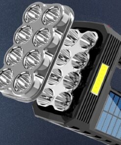 “Solar Search Flashlight” – Punjiva LED ručna svjetiljka sa COB panelom i USB punjenjem