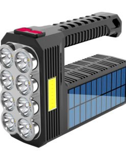 “Solar Search Flashlight” – Punjiva LED ručna svjetiljka sa COB panelom i USB punjenjem