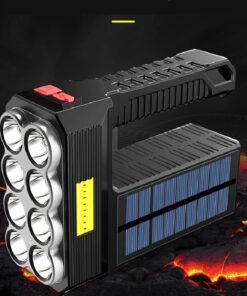 “Solar Search Flashlight” – Punjiva LED ručna svjetiljka sa COB panelom i USB punjenjem