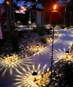 “Solar Shadow Lawn Light” – LED solarna vrtna lampa sa dekorativnim efektom sjene