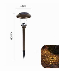 “Solar Shadow Lawn Light” – LED solarna vrtna lampa sa dekorativnim efektom sjene