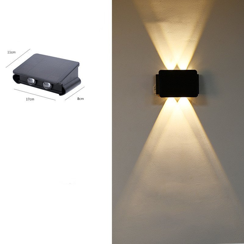 “Solar Wall Light” – Vodootporna LED solarna zidna lampa sa gornjim i donjim osvjetljenjem