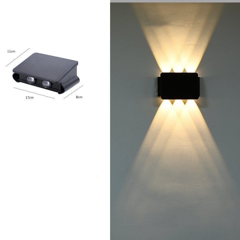 “Solar Wall Light” – Vodootporna LED solarna zidna lampa sa gornjim i donjim osvjetljenjem