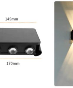 “Solar Wall Light” – Vodootporna LED solarna zidna lampa sa gornjim i donjim osvjetljenjem