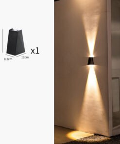 “Solar Wall Light” – Vodootporna LED solarna zidna lampa sa gornjim i donjim osvjetljenjem