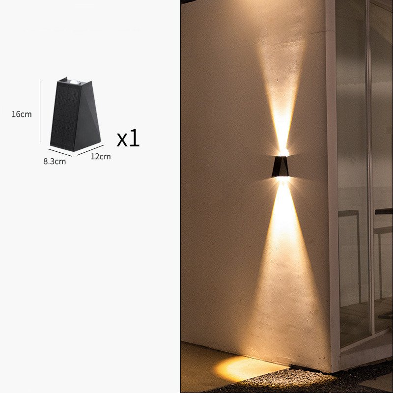 “Solar Wall Light” – Vodootporna LED solarna zidna lampa sa gornjim i donjim osvjetljenjem
