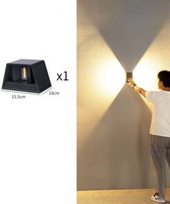 “Solar Wall Light” – Vodootporna LED solarna zidna lampa sa gornjim i donjim osvjetljenjem