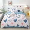 “Washed Cotton Bedding Set” – 4-dijelni set posteljine od opranog pamuka modernog dizajna