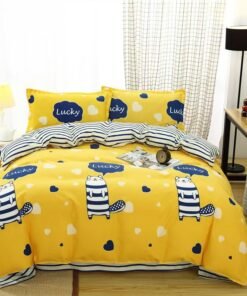 “Washed Cotton Bedding Set” – 4-dijelni set posteljine od opranog pamuka modernog dizajna