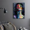 Apstraktni Ženski Portret - Moderno Platno (Inkjet Print)