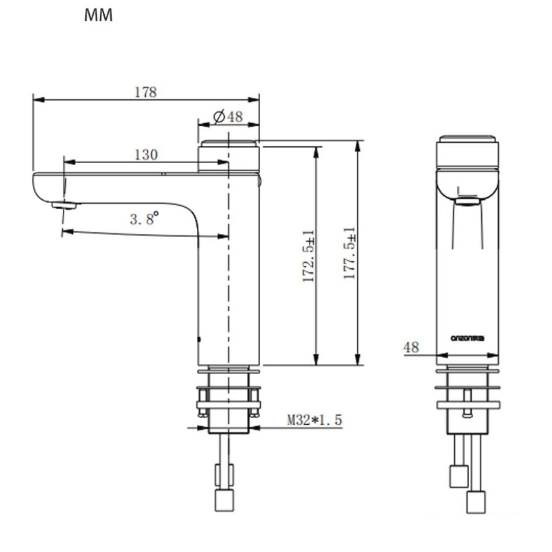 "DigiFlow Smart" – Inteligentna LED slavina (Crna / Krom)