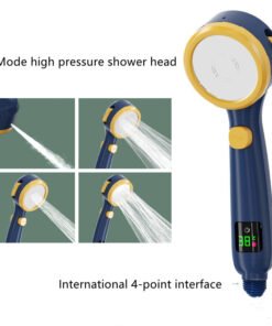 Digitalni LED Tuš pod Pritiskom - Prikaz Temperature u Realnom Vremenu