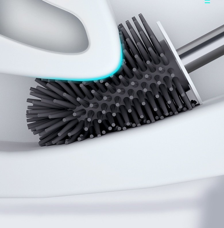 "Hygienic Pro" Silikonska WC Četka - Set za Zidnu/Podnu montažu