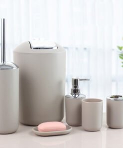 Kupaonski Set od 6 Dijelova - Kompletna Organizacija (Plastika)