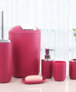 Kupaonski Set od 6 Dijelova - Kompletna Organizacija (Plastika)
