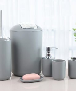 Kupaonski Set od 6 Dijelova - Kompletna Organizacija (Plastika)