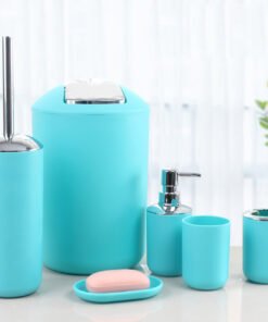 Kupaonski Set od 6 Dijelova - Kompletna Organizacija (Plastika)