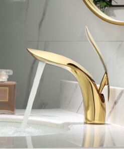 Minimalistička kupaonska slavina (PVD premaz) – Premium serija