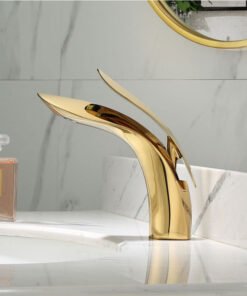 Minimalistička kupaonska slavina (PVD premaz) – Premium serija