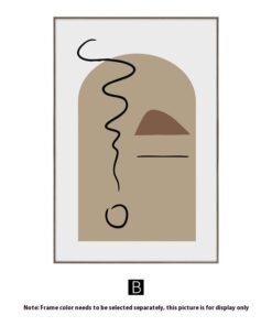 Moderna Ekspresionistička Zidna Umjetnost - Set od 5 Portreta (Canvas)