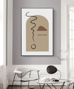Moderna Ekspresionistička Zidna Umjetnost - Set od 5 Portreta (Canvas)