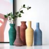 Morandi Keramička Vaza - Ručno Brušeni Porculan - Nordijski Stil