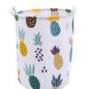 "NordicStorage" – Sklopiva korpa za veš (Ananas/Kaktus)