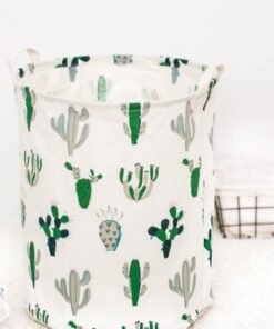 "NordicStorage" – Sklopiva korpa za veš (Ananas/Kaktus)