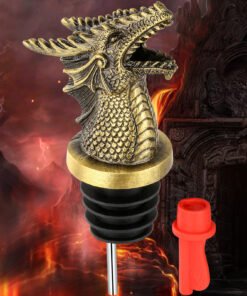 "Royal Lion" – Retro dozator i čep za vino (Legura cinka)