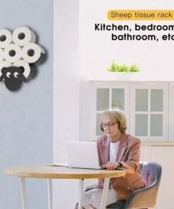 "ShaunShelf" – Dekorativni držač toaletnog papira (Ovca)