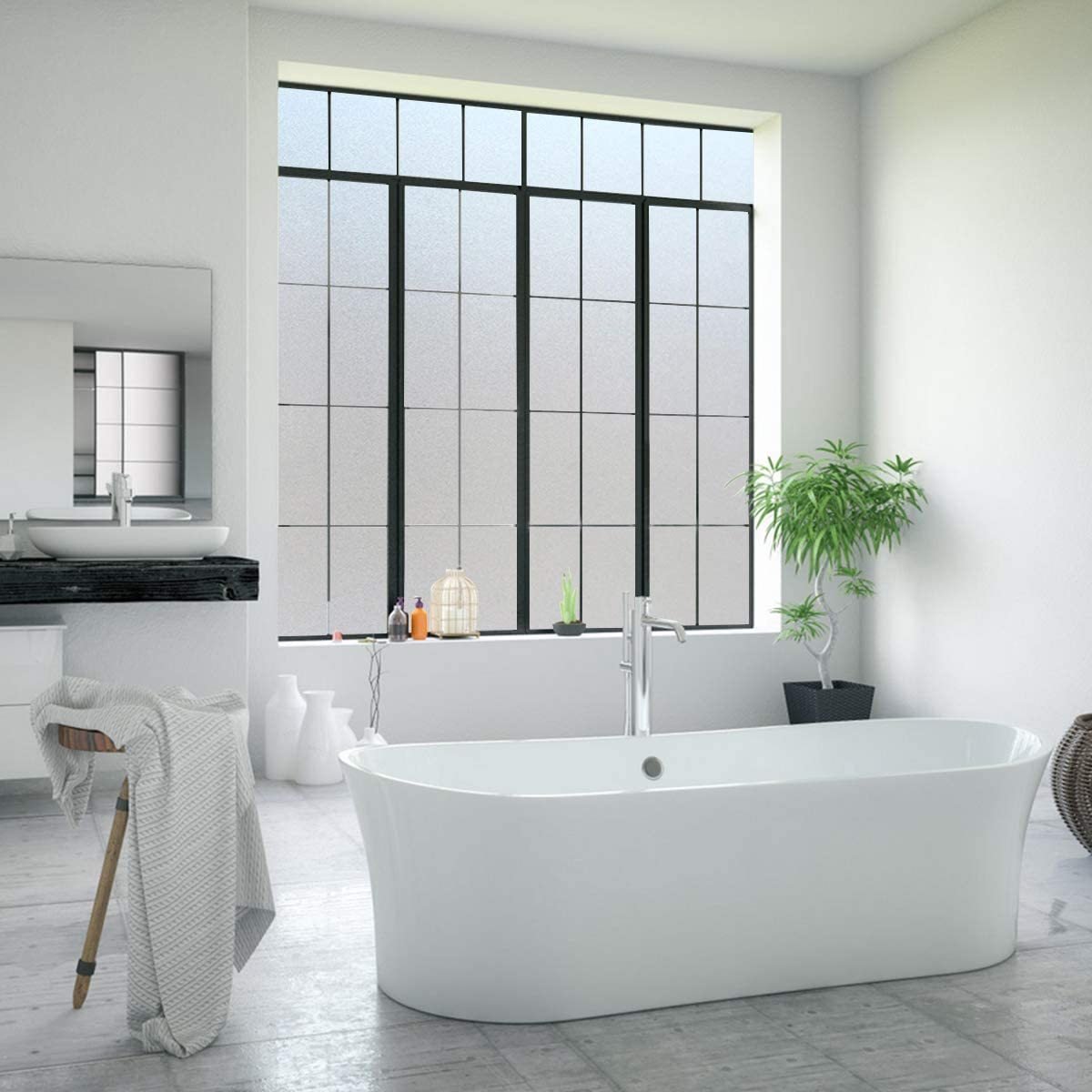 “Frosted Privacy Window Film” – Matirana PVC folija za prozore i staklo za zaštitu privatnosti
